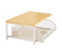 Standing Organizer Rack, Vertical Kitchen Shelf, 2-Tier Multi Purpose Storage Rack with Sturdy Construction, Bathroom Garage Organizer, Space Efficient Shelving with Strong Frame, Kitchen Storage