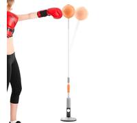 Standing Reflex - Saco de boxeo con soporte ajustable, para entrenamiento de boxeo con coordinación -mano, equipo de entrenamiento de velocidad para gimnasio en casa, entrenamiento cardiovascular