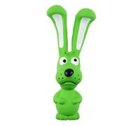 Standing Stick Soft Rubber Dog Chew Toy - Puppy Fetch Interactive Play Toy, Safe Long Ears Animal Shape Dog Squeak Toys, Puppy Teething Chew Toys with Built-in Sound Device