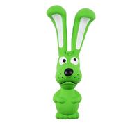 Standing Stick Soft Rubber Dog Chew Toy - Puppy Fetch Interactive Play Toy, Safe Long Ears Animal Shape Dog Squeak Toys, Puppy Teething Chew Toys with Built-in Sound Device