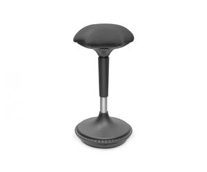 Standing Stool, height-adjustable, black