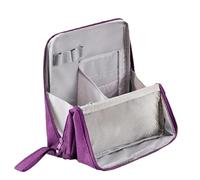 Standmake, organizador de maquillaje vertical impermeable con gran capacidad | Contenedor de viaje de construcción resistente para mujeres hombres oficinas de negocios uso de vacaciones champú