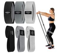 STANDROCK Bandas de Resistencia para Entrenamiento, 6 Piezas, Juego de Bandas de Resistencia de Tela, 3 Bandas de botín, 3 Bandas de Resistencia largas, Bandas elásticas de Cuerpo Entero para Bandas