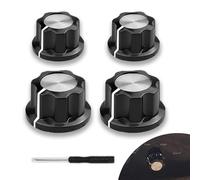 standwme Pomo de 4 piezas para ollas de cocción lenta Crockpot, color negro