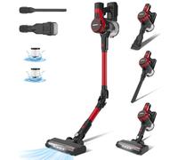 Stanew Aspiradora sin Cable, 33Kpa Escoba aspiradora sin Cable, 320W Aspirador Escoba sin Cable, 40 Minutos de Funcionamiento, LED, para alfombras de Pelo de Mascota, Coches, sofás, etc