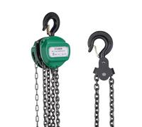 STANEW Polipasto de Cadena Manual, 2 Toneladas, Polipasto de Cadena de Palanca de 5 m, Cadena G80, Verde, Para Operaciones de Elevación en Silvicultura, Talleres, etc