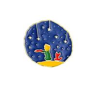 STANG Broche de Dibujos Animados de Cuento de Hadas Principito y Zorro Pin Icono de Insignia y Broche de Flor de Rosa Perla Accesorios de joyería de Animales Regalo