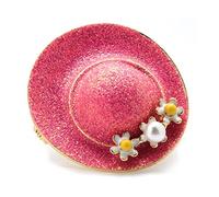 STANG Broches de Sombrero de Flores esmaltadas de 3 Colores para Mujer, Sombrero de Paja Brillante, Broche Informal para Fiesta, alfileres, Regalos