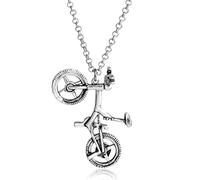 STANG Collar Creativo de Moda para Bicicleta, Collar con Colgante para Ciclista, Cadena Deportiva, joyería para Hombre, Collar de Hip Hop, Regalo