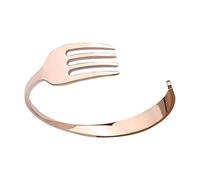 STANG Moda diseño Creativo Titanio Acero Curvo Cubiertos Tenedor Manga Pulsera Hombres Mujeres Personalidad Ocio joyería Regalos