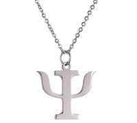 STANG Señoras Sorpresa Pequeño Regalo Personalidad Psicología Creativa Símbolo PSI Acero Inoxidable Colgante Joyería Regalo