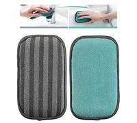 STANHOME Esponja de Doble Cara para el baño Bathroom Sponge, Microfibra, Elimina la Suciedad y la Cal, Delicada en Las Superficies, Reutilizable