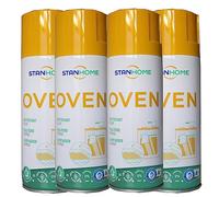 STANHOME Oven Lilmpiahornos - Espuma para Limpiar el Horno - Limpiador desengrasante desincrustante Pack 4