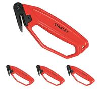 Stanley 0-10-244 - Cuchillo de seguridad para abrir embalajes, 180 mm (Paquete de 4)