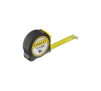 STANLEY Flexómetro Tylon de 5 m, Cinta Métrica, Cinta de Acero Resistente, Revestimiento Duradero Tylon (aumenta en 50% durabilidad), Diseño Compacto Ergonómico, 0-30-697