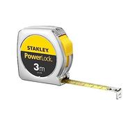 Cinta métrica Stanley Powerlock con estuche de ABS, 3 mx12,7 mm, 0-33-238