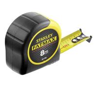STANLEY 0-33-728, Flexómetro Blade Armor, largo 8m x ancho 32mm, Gama FatMax, Cinta gruesa, Más resistente, Recubrimiento Mylar antiabrasión y anticorrosión