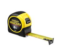 STANLEY 0-33-728, Flexómetro Blade Armor, largo 8m x ancho 32mm, Gama FatMax, Cinta gruesa, Más resistente, Recubrimiento Mylar antiabrasión y anticorrosión