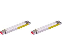 Stanley 0-35-458 - Metro plegable de madera, 2 m x 17 mm (Paquete de 2)