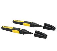 STANLEY 0-47-314 - Marcador FatMax punta biselada color negro - blister 2 uds