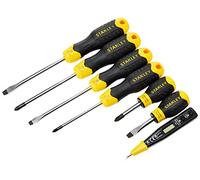 STANLEY 0-65-009 - Juego 6 piezas: plana, phillips y test de voltaje
