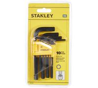 Stanley 0-69-253 Juego de llaves Allen hexagonales 1,5-10 mm 10 piezas