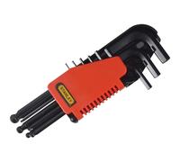 Stanley 0-69-256 Bola Extremo Llave Hexagonal Conjunto De 9 Métrico (1.5-10mm)