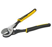 Stanley 0-89-874 - Alicate cortacables 215 mm, Gama FatMax, Acero endurecido, Acabado lacado, Cortadores endurecidos, Mango bimaterial, Normas Din/Aso/Ansi