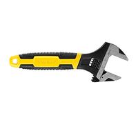 STANLEY Llave Ajustable MAXSTEEL, Longitud 150mm, Acabado Fosfatado, Cromo Vanadio, Mango Ergonómico Bimaterial, Apertura 24mm, Cumple Normas ISO/DIN/ASME, 0-90-947