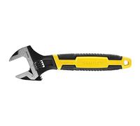STANLEY Llave Ajustable MAXSTEEL, Longitud 300mm, Acabado Fosfatado, Cromo Vanadio, Mango Ergonómico Bimaterial, Apertura 39mm, Cumple Normas ISO/DIN/ASME, 0-90-950