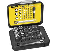 Stanley 1-13-907 Juego 39 puntas 25 mm 1/4" Portapuntas magnético