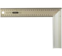 Stanley 1-45-686 Escuadra de carpintero de dos caras, base de 45°, 30 x 20 cm