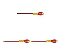 STANLEY 1-65-410 - Destornillador aislado vde 1000v FatMax plana 2,5 x 50 mm (Paquete de 3)