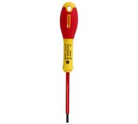 STANLEY 1-65-411 - Destornillador aislado vde 1000v FatMax plana 3,5 x 75 mm