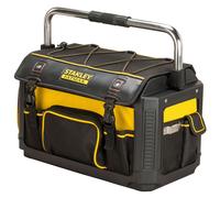 STANLEY FATMAX 1-79-213 - Bolsa rígida FatMax con estructura de Polipropileno abierta, 19.3 x 11.0 x 12.2 cm. Negro, Gris