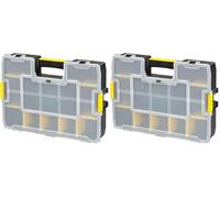 Stanley 1-94-745 - Organizador SortMaster 44.2 x 9.2 x 33.3 cm, Negro/Amarillo (Paquete de 2)