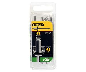 Stanley 1-PAA42T - Remaches de aluminio 3 x 3mm (25 u.)