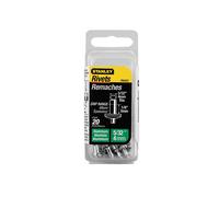 Stanley 1-PAA52 Remaches de Aluminio Corto 4x 3mm Paquete De 20 STA1PAA52