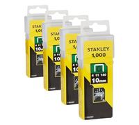 STANLEY 1-TRA706T - Grapa tipo g (4/11/140) 10mm - 1000 u. (Paquete de 4)