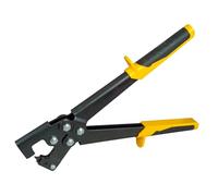 Stanley 15-273 Alicates de engaste de perfil 0,6 mm, Engarce permanente de marcos metálicos en forma de U, Mango cómodo, Manejo con una sola mano, Acero resistente