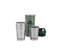 Stanley 1913 Adventure Nesting Vasos de Chupito Set 0.59ML - Vasos de Chupito de Acero Inoxidable Sin BPA - Fácil de Guardar Encajando Unos en Otros - Aptos Para Lavavajillas - Hammertone Green