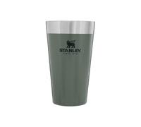 Stanley 1913 Adventure Stacking Beer Pint 0.47L - Hammertone Green | Termo Mantiene Fría 4 Horas - Jarra Cerveza Acero Inoxidable - Aislamiento al Vacío de Doble Pared - Apta Para Lavavajillas