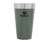Stanley Adventure Stacking Beer Pint 0.47L - Termo Mantiene Fría 4 Horas - Jarra Cerveza Acero Inoxidable - Aislamiento al Vacío de Doble Pared - Apta Para Lavavajillas - Hammertone Green