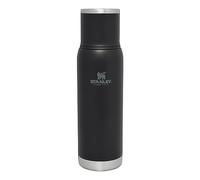 Stanley 1913 Adventure To-Go Botella Termica 0.75L - Black | 20 Horas Caliente - 25 Horas Frío - Antifugas - Tapa Aislante - Sin BPA - Apta Para Lavavajillas