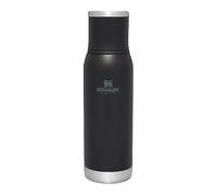 Stanley Adventure To-Go Botella Termica 1.0L - 25 Horas Caliente - 27 Horas Fría - Antifugas - Tapa Aislante - Sin BPA - Tapón Para Servir con Control de Flujo - Apta Para Lavavajillas - Black
