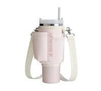 Stanley 1913 All-Day Quencher Carry-All de 1.18L - Botones de presión - Bolsillo para teléfono, Tarjetas - Mosquetón para Llaves - Correa Cruzada Desmontable - Rose Quartz