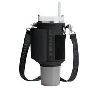 Stanley 1913 All-Day Quencher Carry-All de 1.18L - Botones de presión - Bolsillo para teléfono, Tarjetas - Mosquetón para Llaves - Correa Cruzada Desmontable - Black