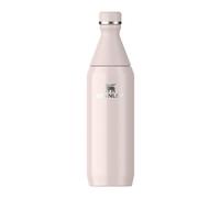 STANLEY 1913 All Day Slim Botella Agua Acero Inoxidable 0.6L - Fría Durante 6 Horas - Helada Durante 11 Horas - Cantimplora Termica Sin BPA - Antifugas - Apta Para Lavavajillas - Rose Quartz
