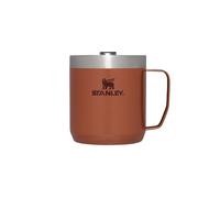 STANLEY Classic Legendary Camp Mug Termo Café 0.35L - 1.5 Horas Caliente - 3 Horas Frío - Vaso Cafe para Llevar - Apta Para Lavavajillas - Vaso Termico de Acero Inoxidable - Hammertone Clay