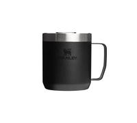 STANLEY Classic Legendary Camp Mug Termo Café 0.35L - 1.5 Horas Caliente - 3 Horas Frío - Vaso Cafe para Llevar - Apta Para Lavavajillas - Vaso Termico de Acero Inoxidable - Black 2.0